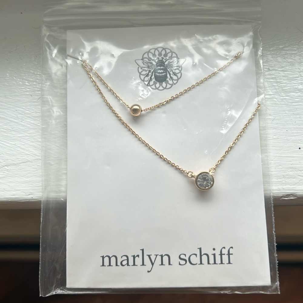 Marlyn Schiff layered necklace